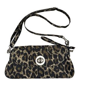 Baggallini cheetah leopard crossbody bag